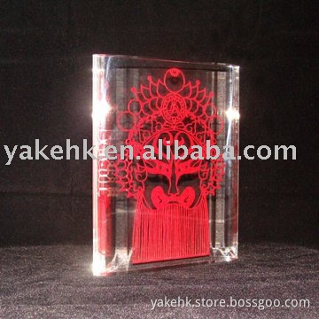 Chinese Culture Opera Mask Acrylic Paper weight
